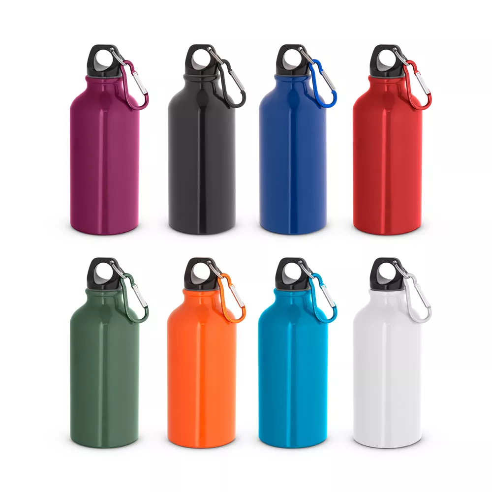 Garrafa em alumínio brilhante 400ml - 1