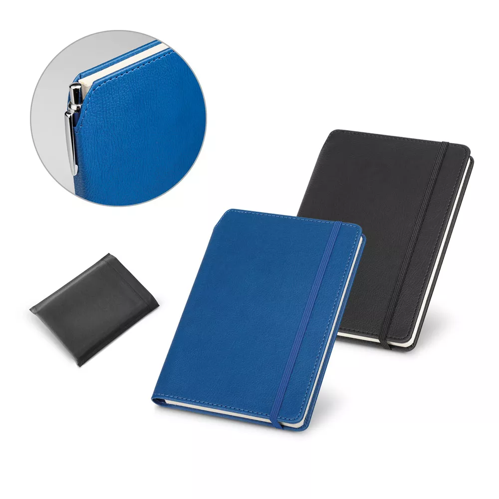 Caderno couro sintético com pauta21x14 - 1