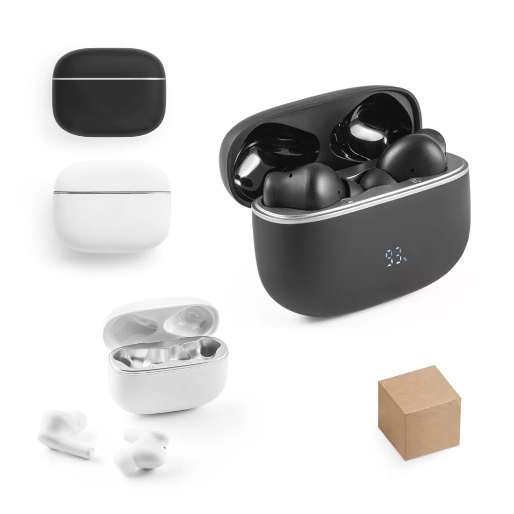 Fones de ouvido wireless em abs 500 mah - 1