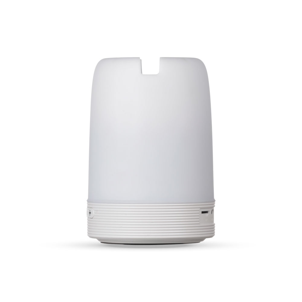 Caixa de som multimídia com porta caneta e luminária - 2