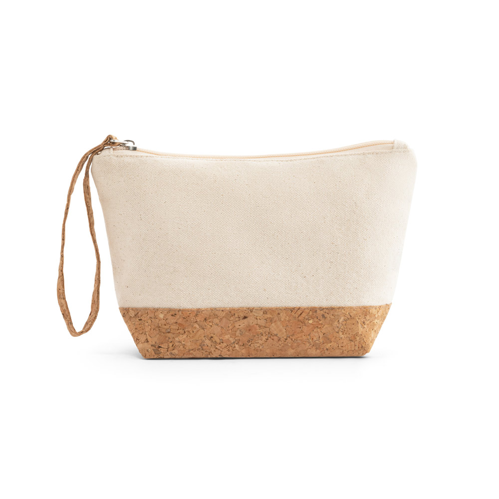 Bolsa de cosméticos em algodão e cortiça - 2