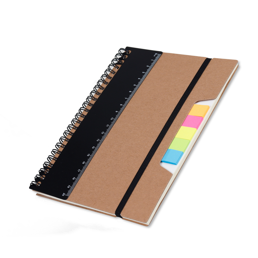 Caderno kraft com pauta 21x14 - 3