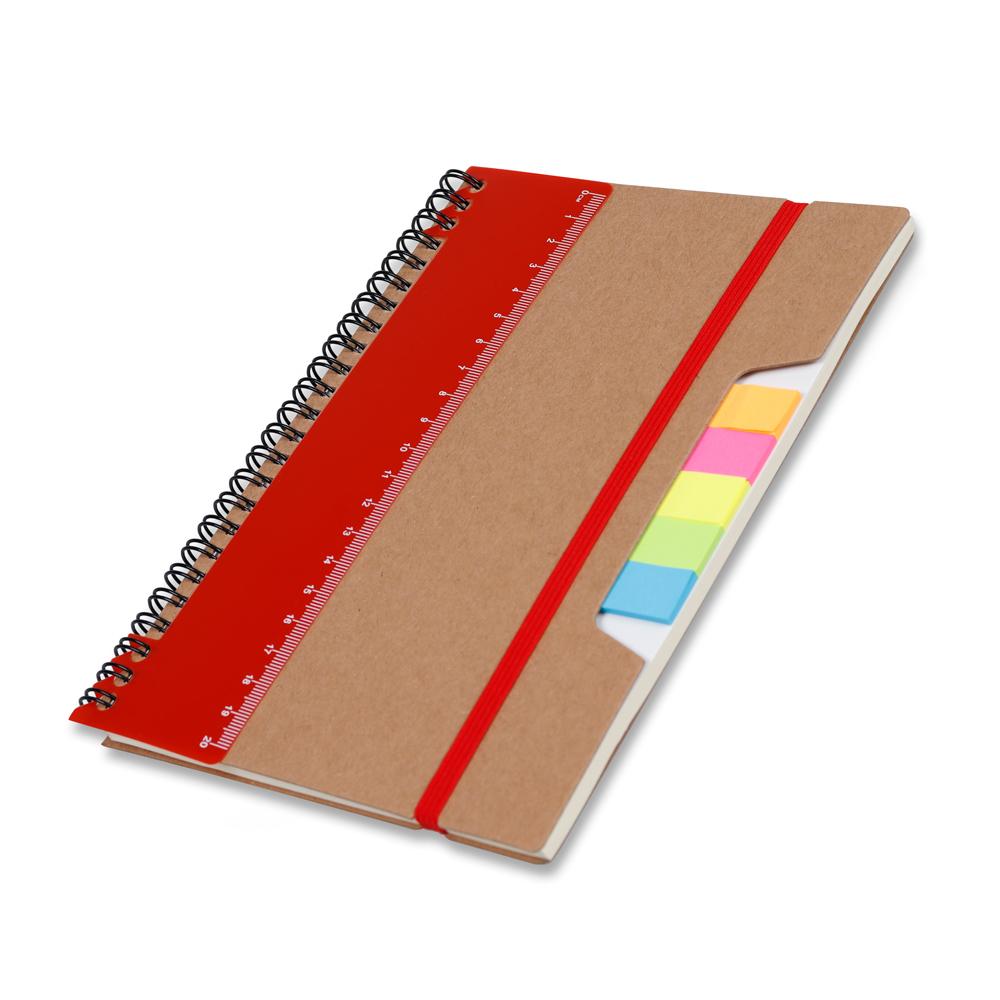 Caderno kraft com pauta 21x14 - 4