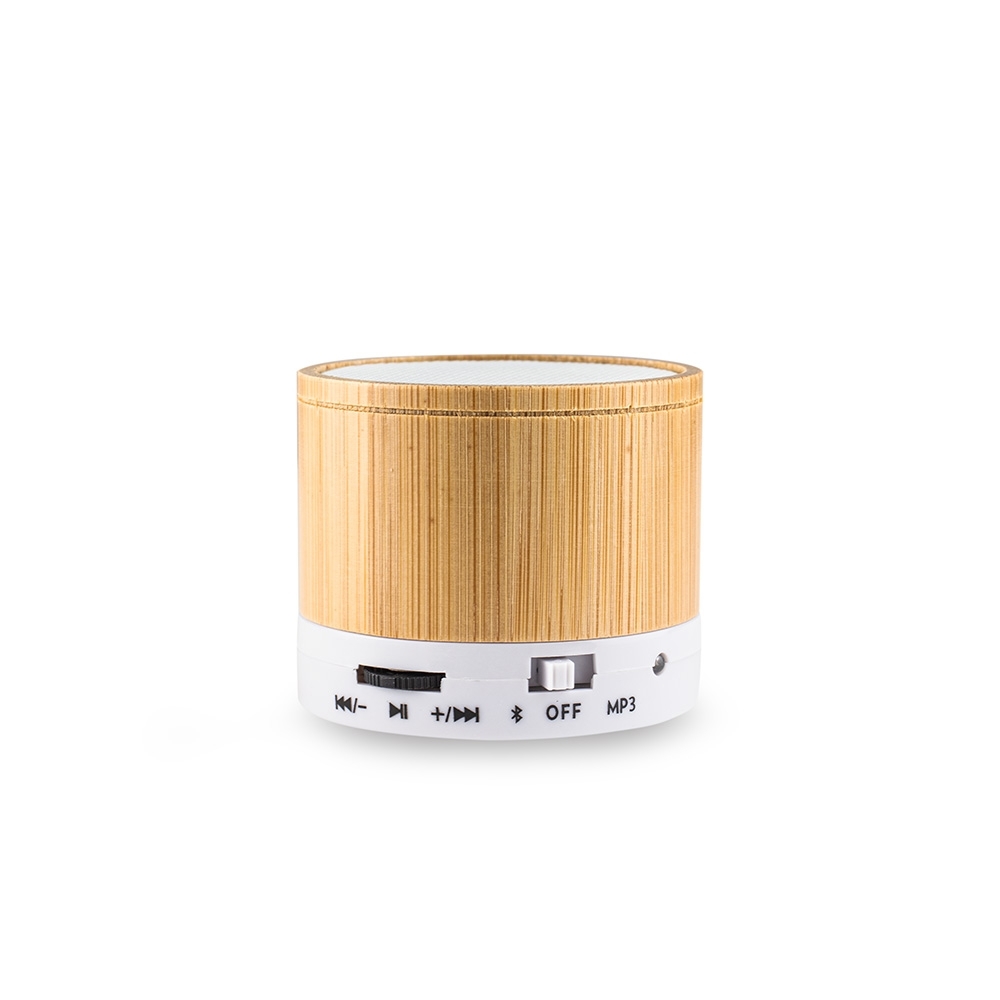 Caixa de som multimídia bambu - 2