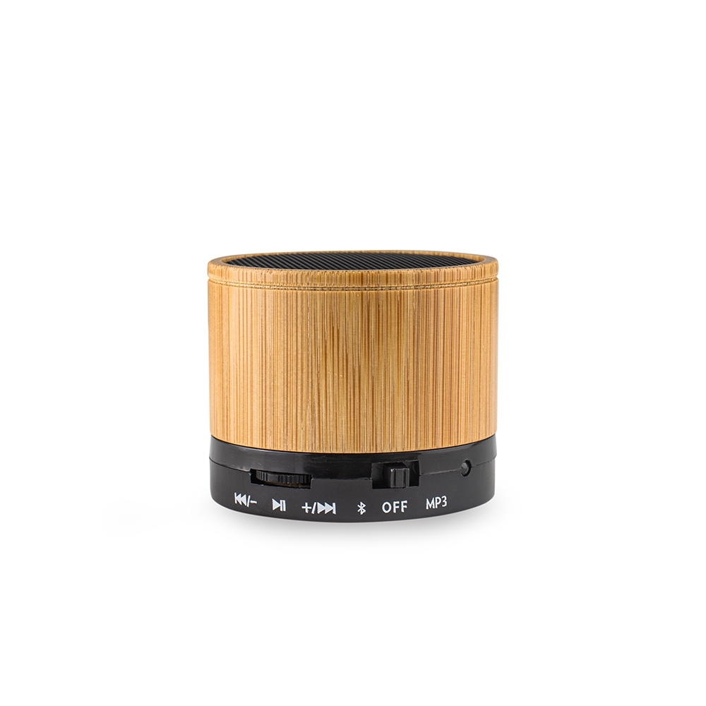 Caixa de som multimídia bambu - 3