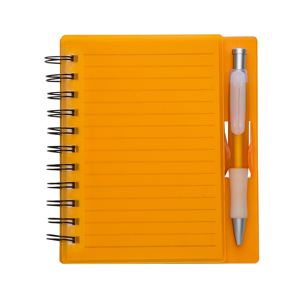 Caderno plástico com pauta 16x14 - 2
