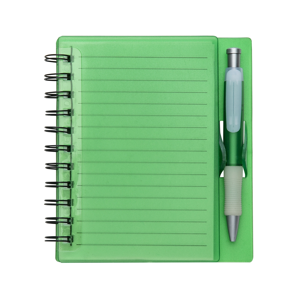 Caderno plástico com pauta 16x14 - 4