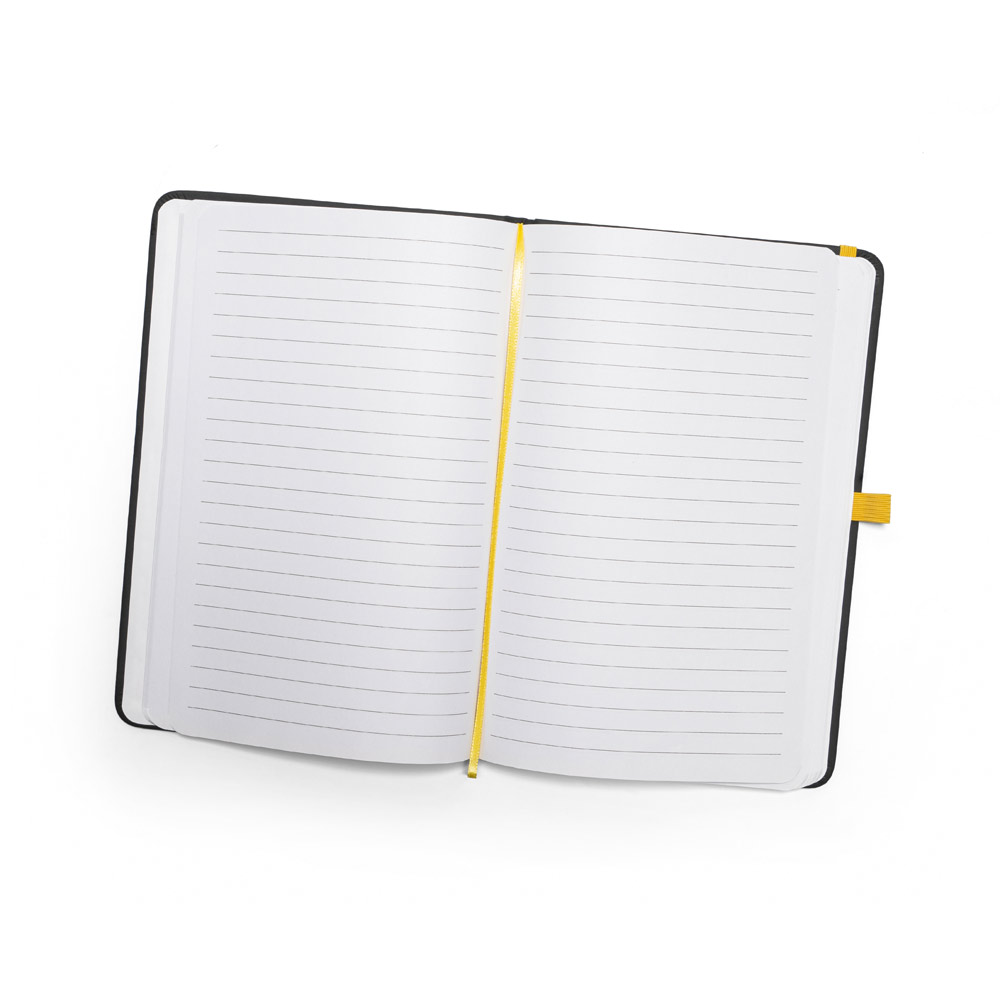 Caderno em couro sintético com pauta 21x14 - 6