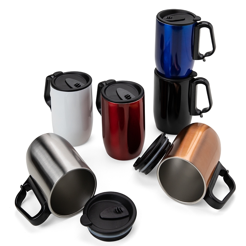 CANECA INOX PAREDE DUPLA 350ML - 1