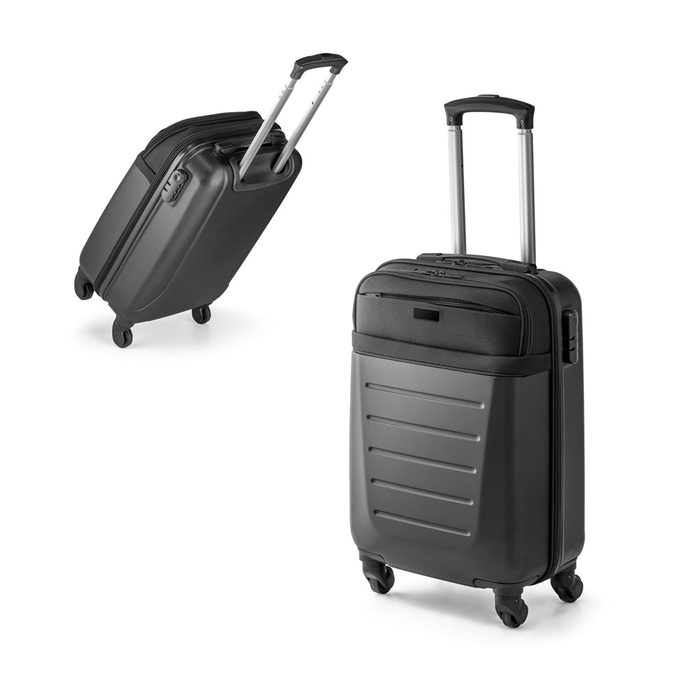 Mala de viagem executivo em abs e 600d 33l - 2