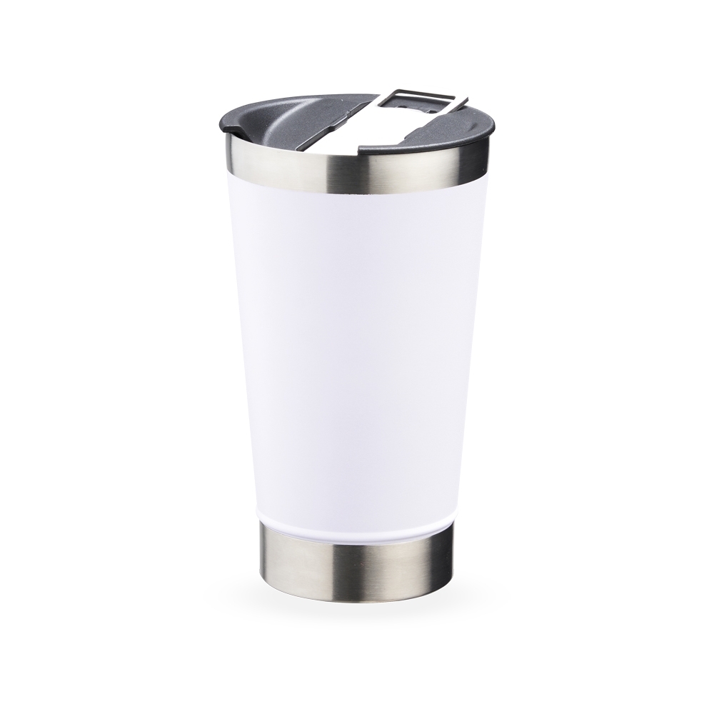 Copo térmico de inox com abridor 500ml - 4