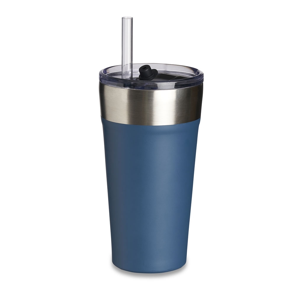 Copo térmico de inox com canudo 500ml - 5