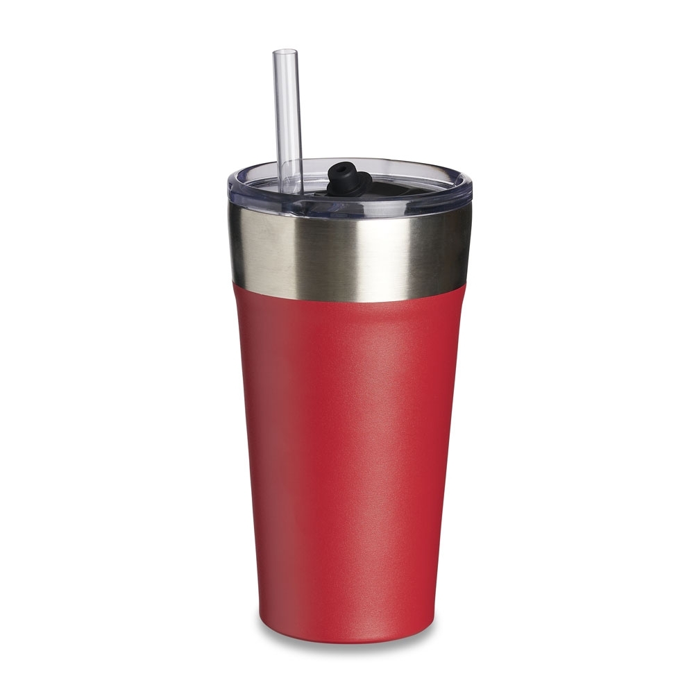 Copo térmico de inox com canudo 500ml - 6