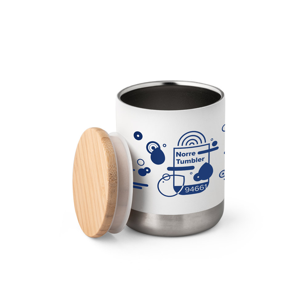 Copo térmico em bambu 370ml - 3