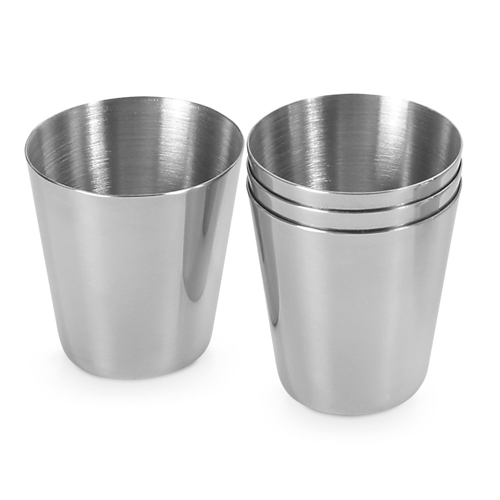 Conjunto de copo aço inox 25ml - 3