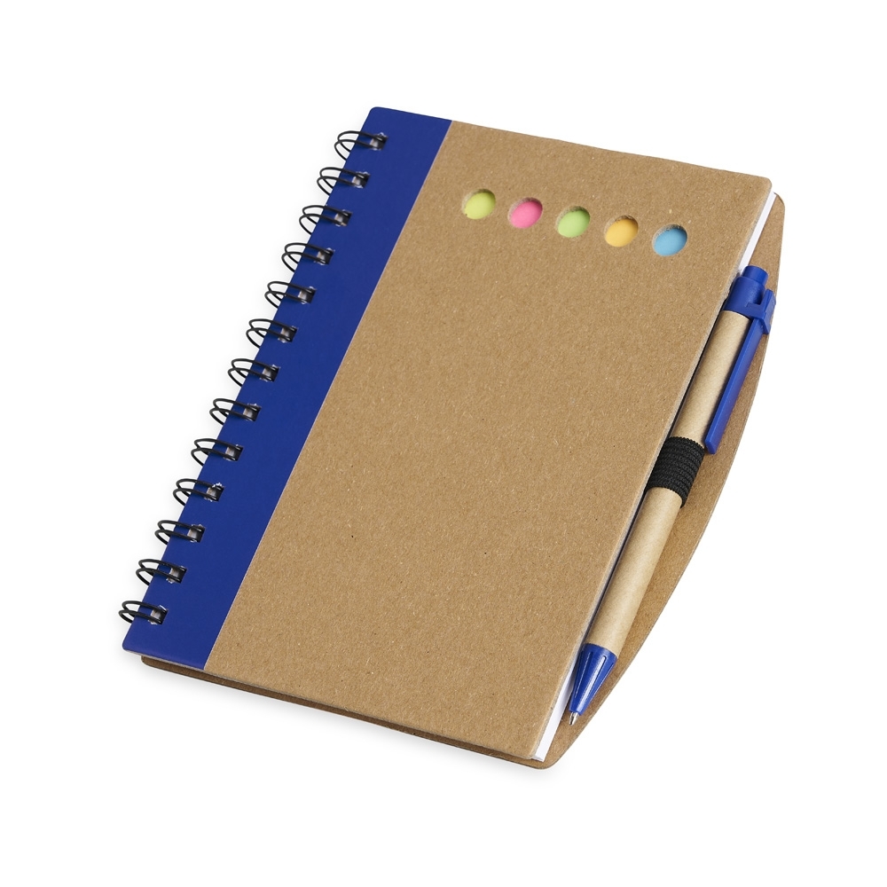 Caderno com autoadesivos e caneta com pauta 17x15 - 2