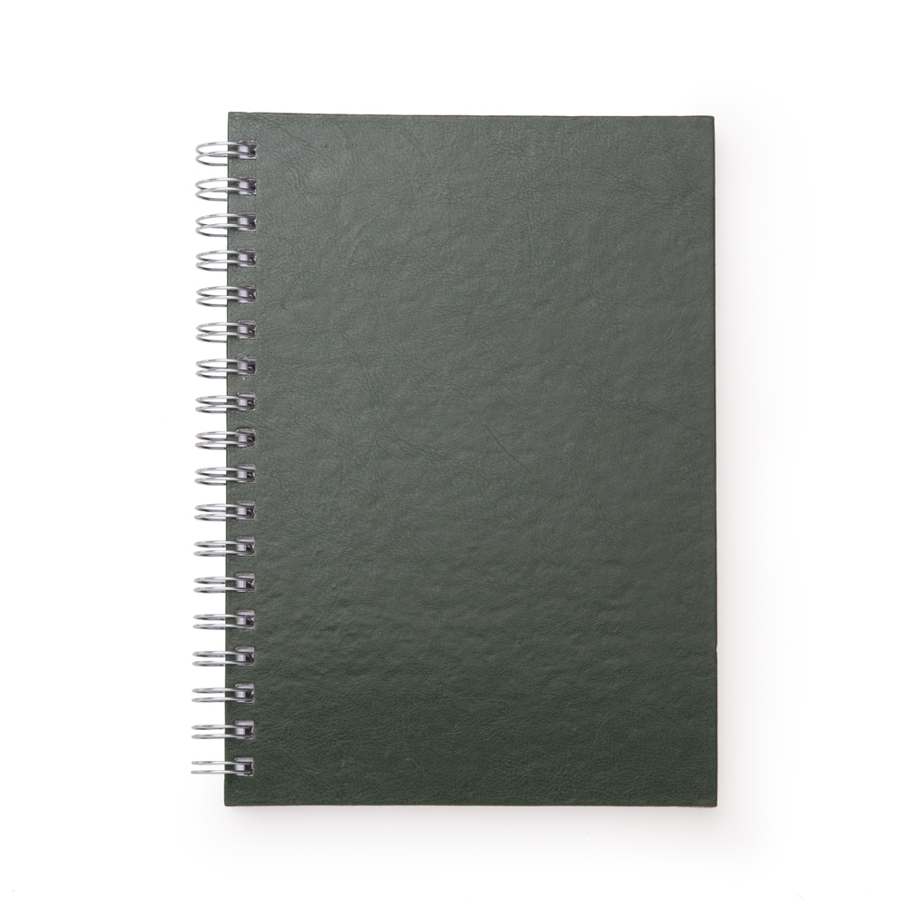 Caderno de couro sintético com pauta 24x18 - 3