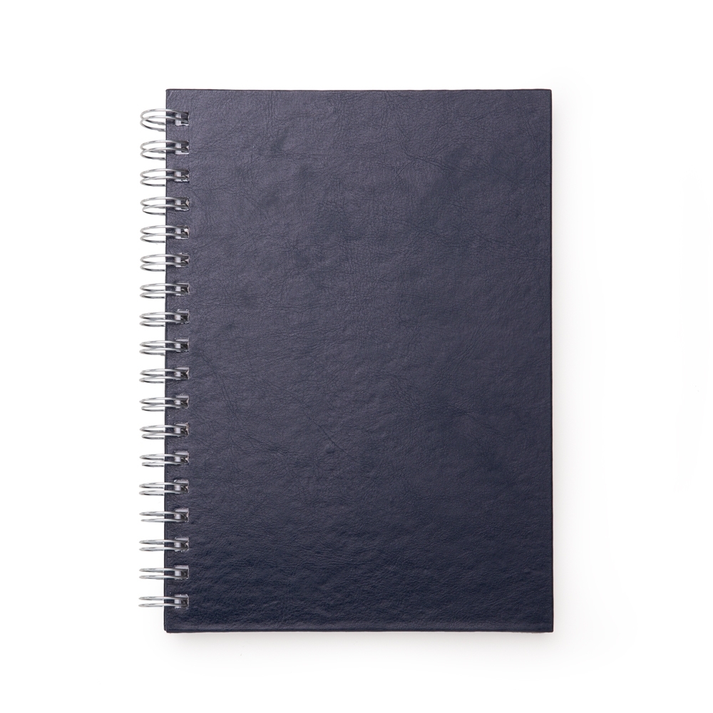 Caderno de couro sintético com pauta 24x18 - 4