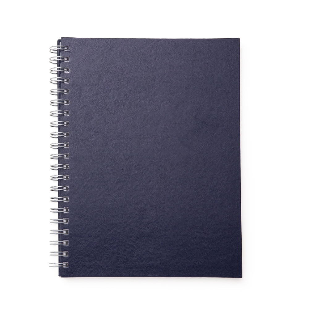 Caderno de couro sintético com pautas 28x22 - 2