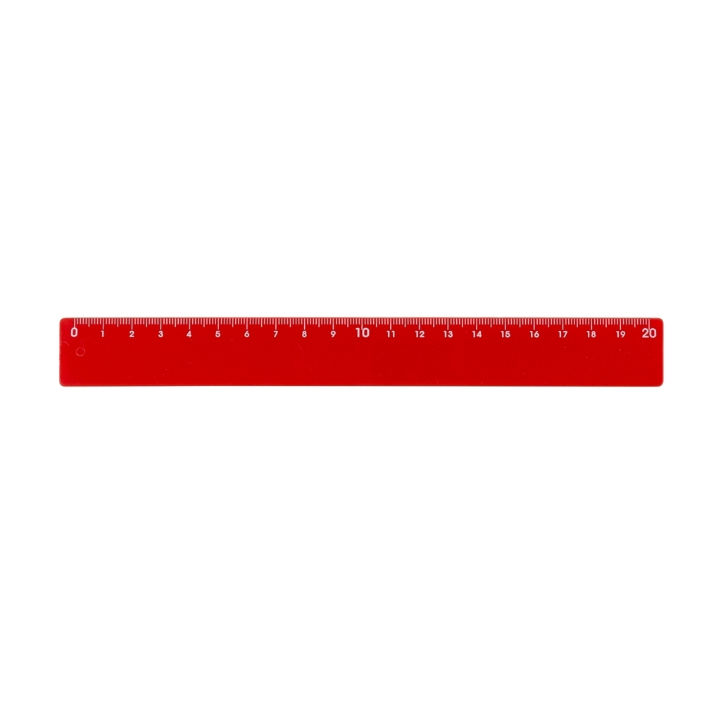 Régua plástica 20cm - 6