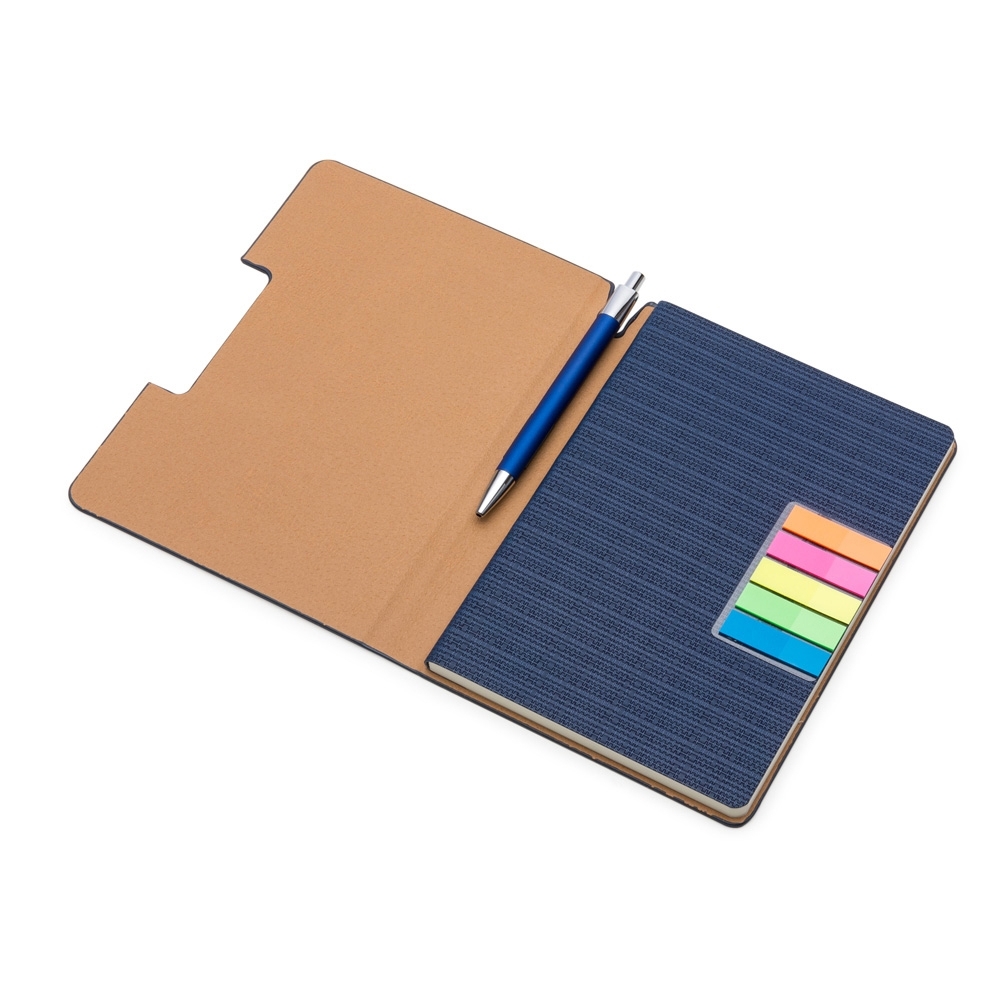 Caderno com autoadesivo com pauta  21x15 - 6