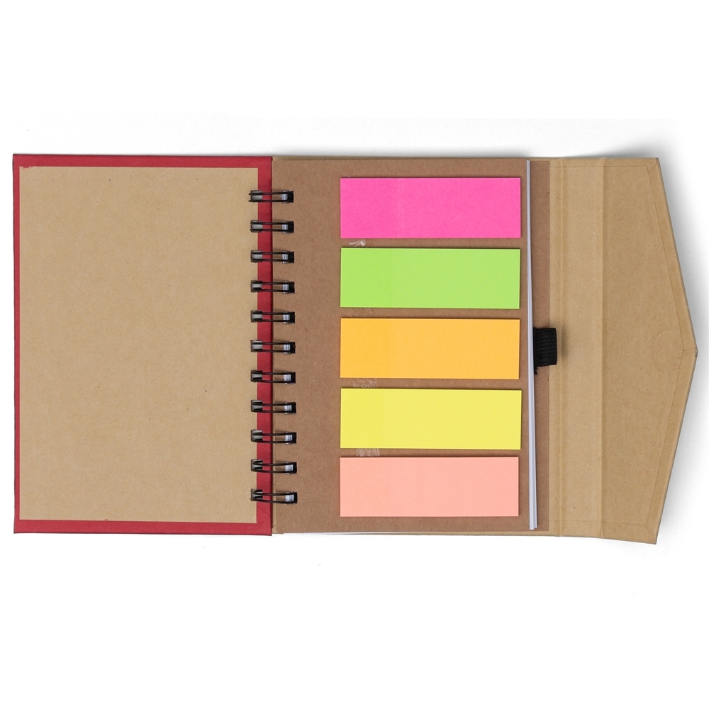 Caderno ecológico com autoadesivos e pauta 16x13 - 6