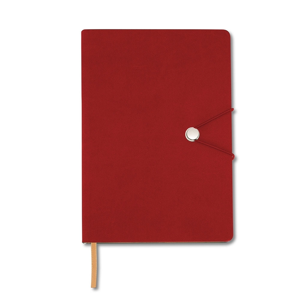 Caderneta sintética com pauta e fecho 21x14 - 6