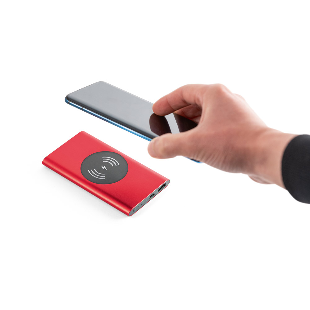 Bateria portátil com carregador em alumínio 4.000 mah - 6