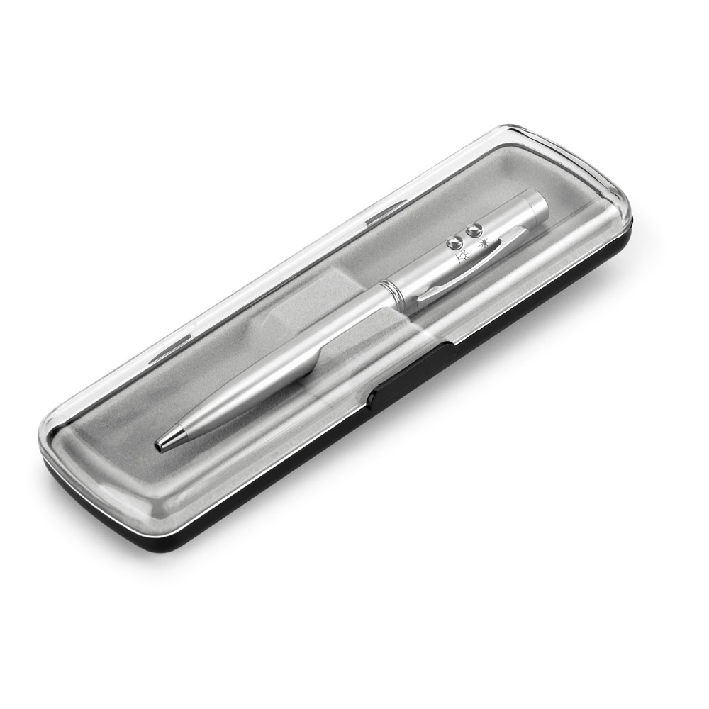 Esferográfica metal com ponteira laser - 3