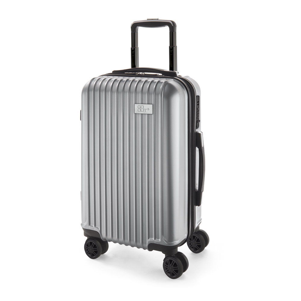 Mala de viagem executivo em abs e pet 33l - 2