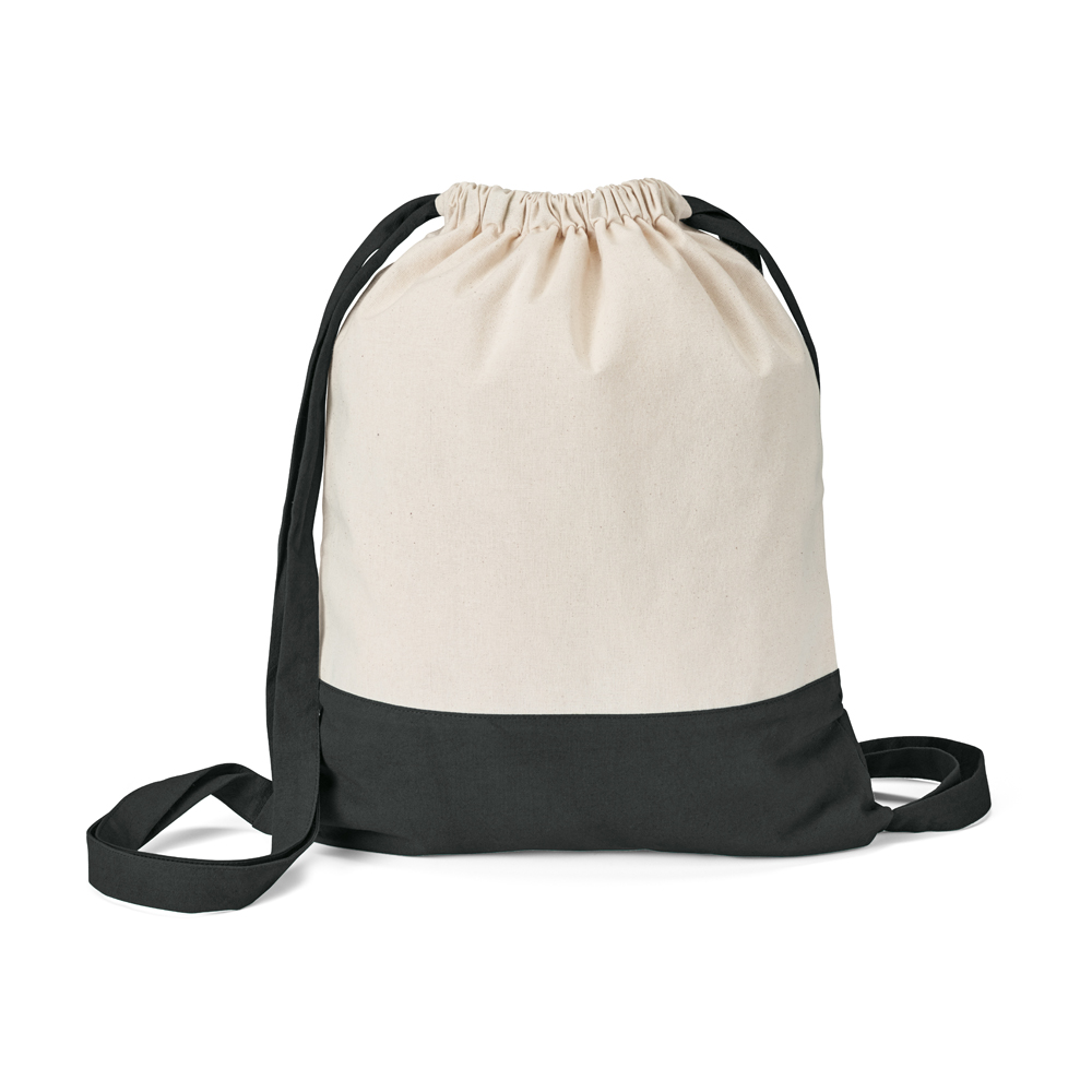 Saco tipo mochila 100% algodão - 2