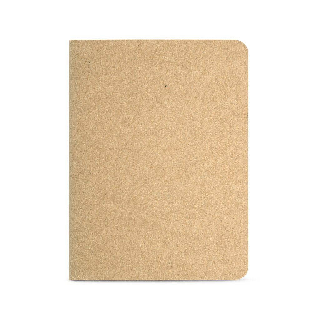 Caderno b7 em cartão kraft sem pauta 12x9 - 2