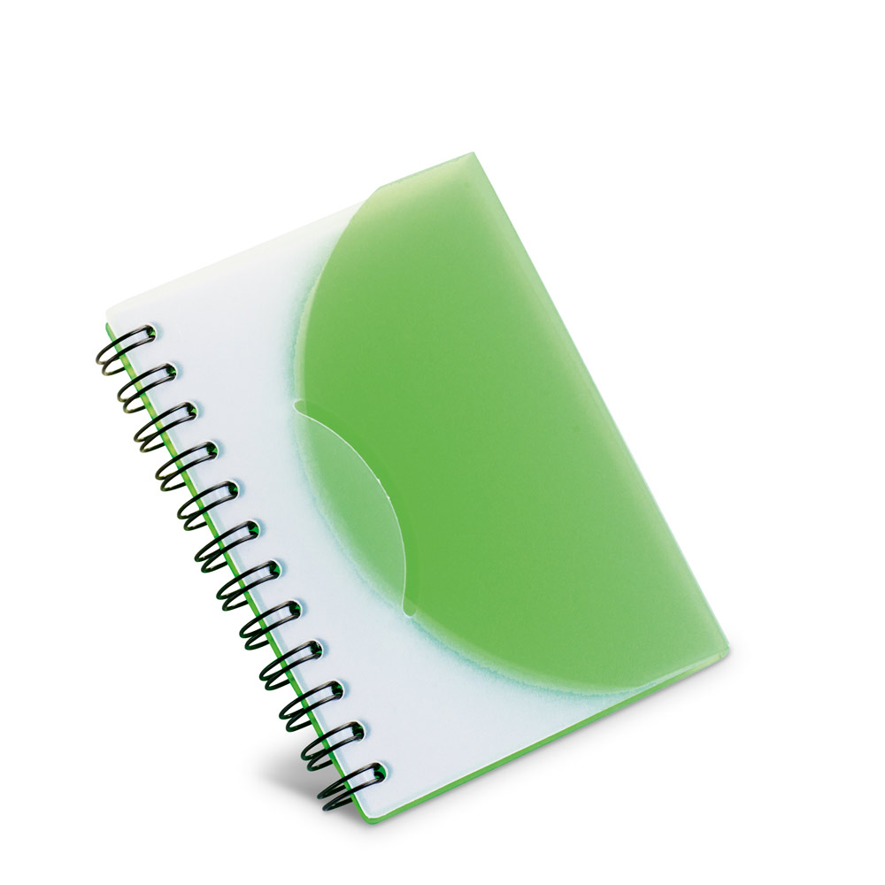 Caderno em plástico sem pauta 10x7 - 4