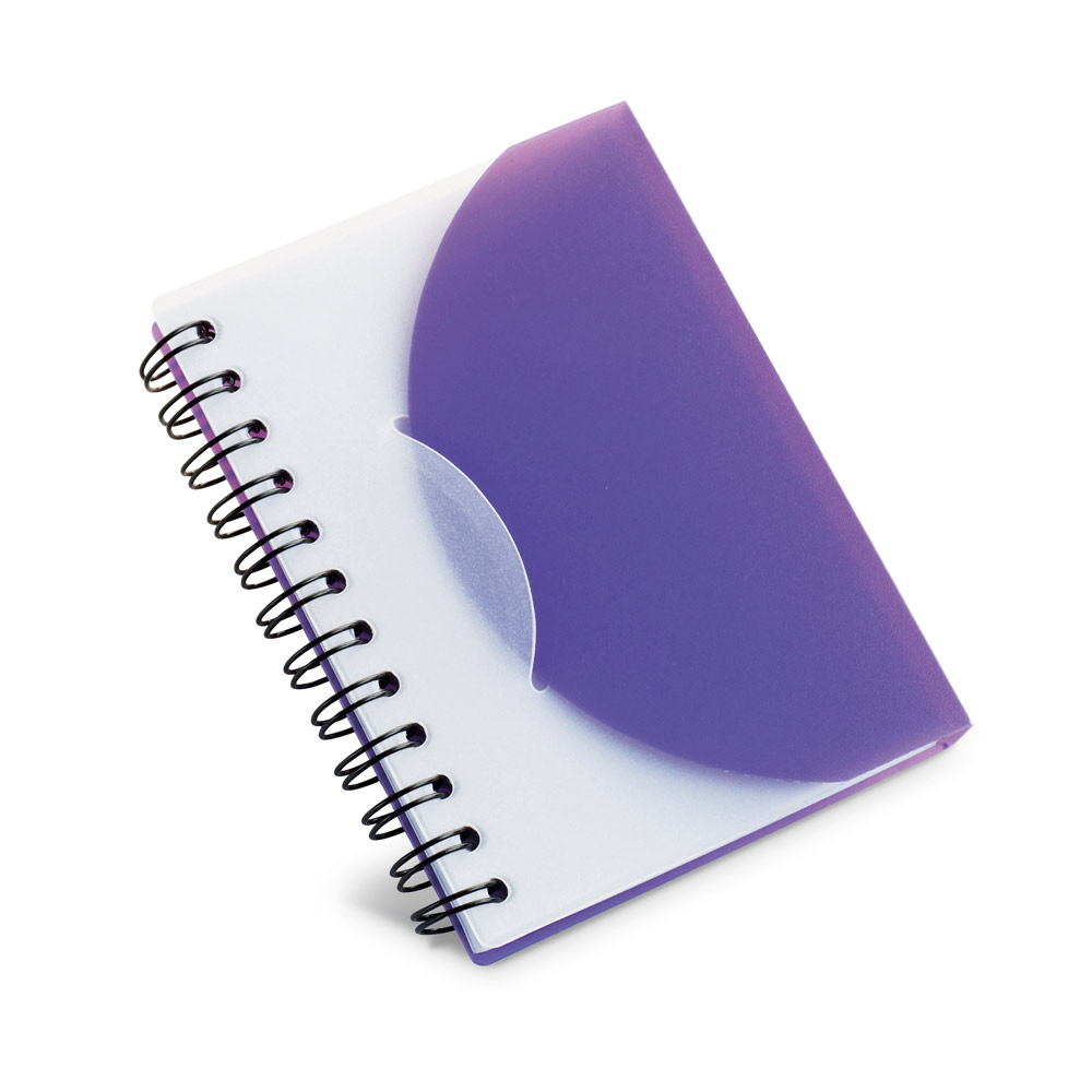 Caderno em plástico sem pauta 10x7 - 5