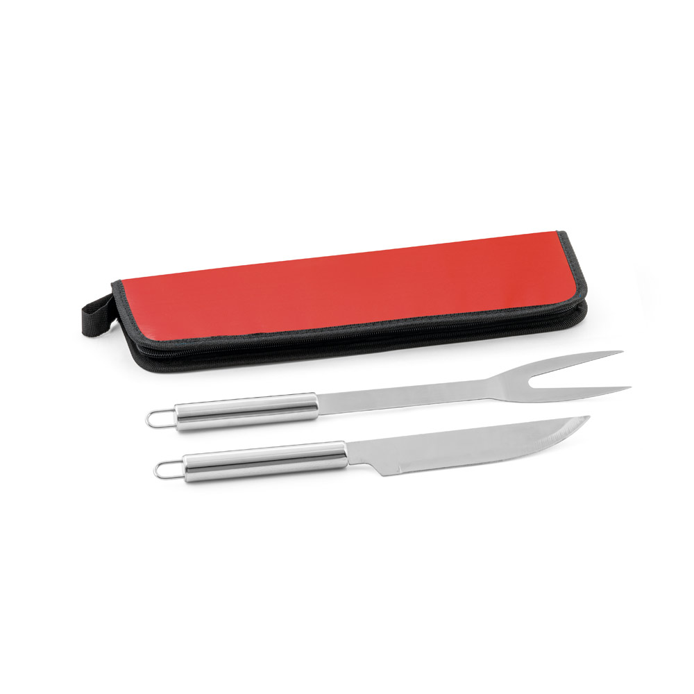 Kit churrasco em estojo em 210d - 3