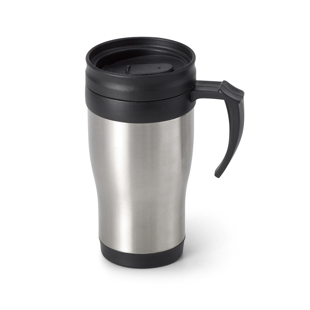 CANECA TÉRMICA EM AÇO INOX  420ML - 1