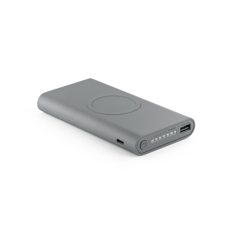 Bateria portátil wireless em abs 10.000 mah - 4