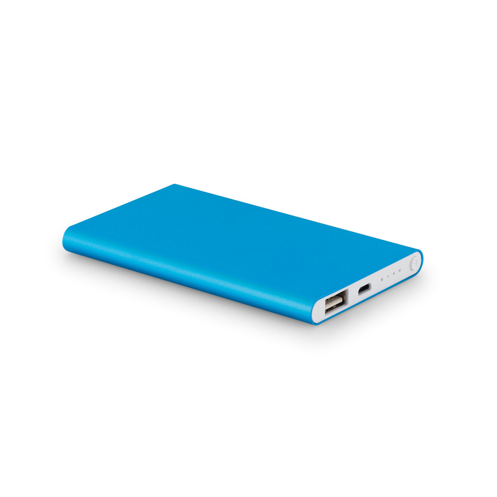 Bateria portátil slim em alumínio 4.000 mah - 5