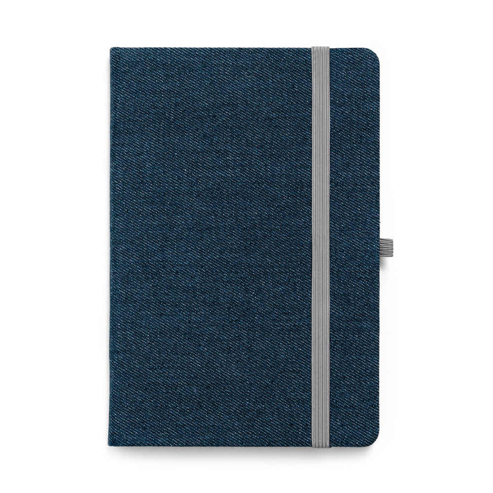 Caderno em tecido jeans com pauta 21x14 - 3