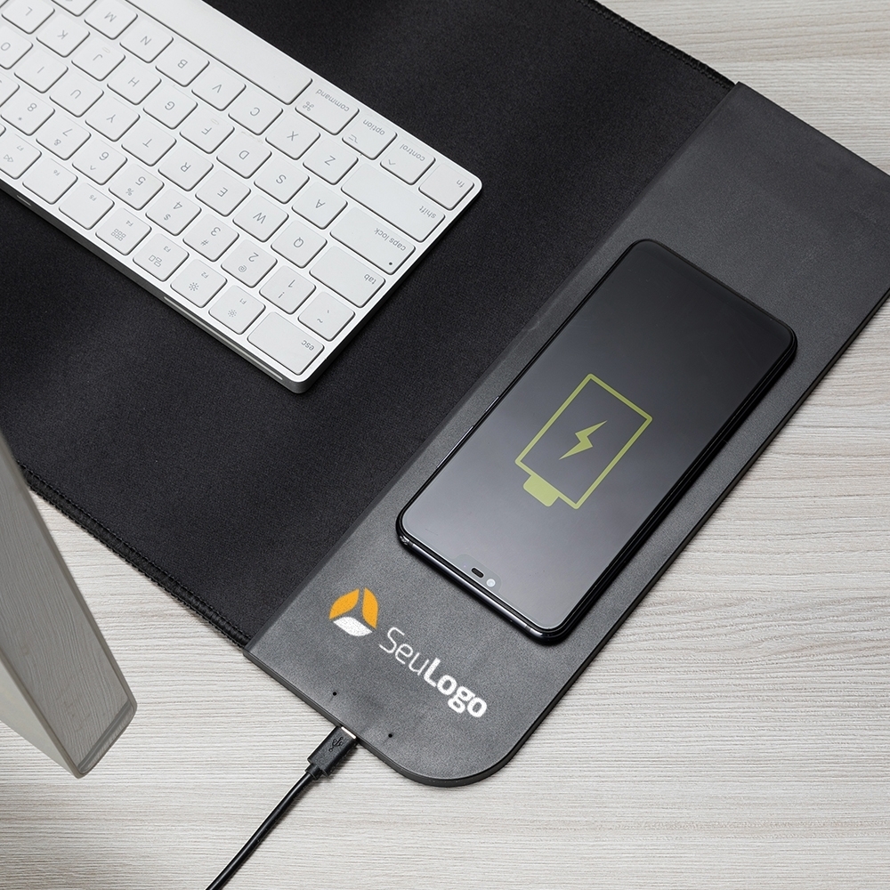 Desk pad com carregamento por indução - 4