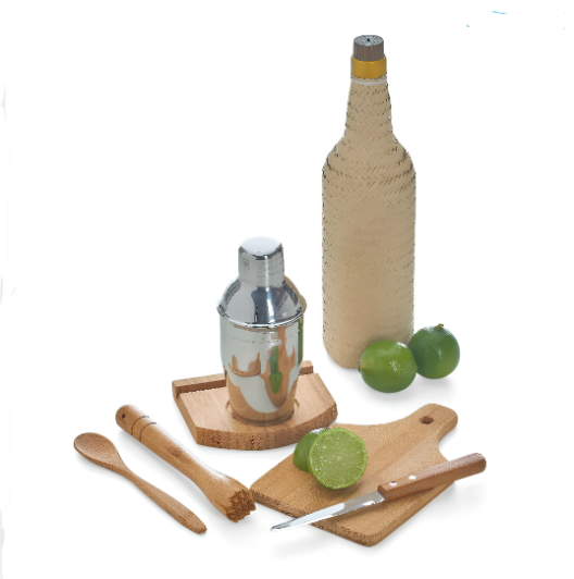 Kit para caipirinha em bambu - 2