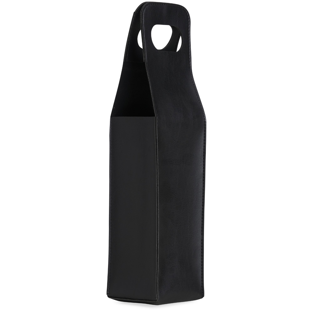 Porta vinho em couro sintetico - 2