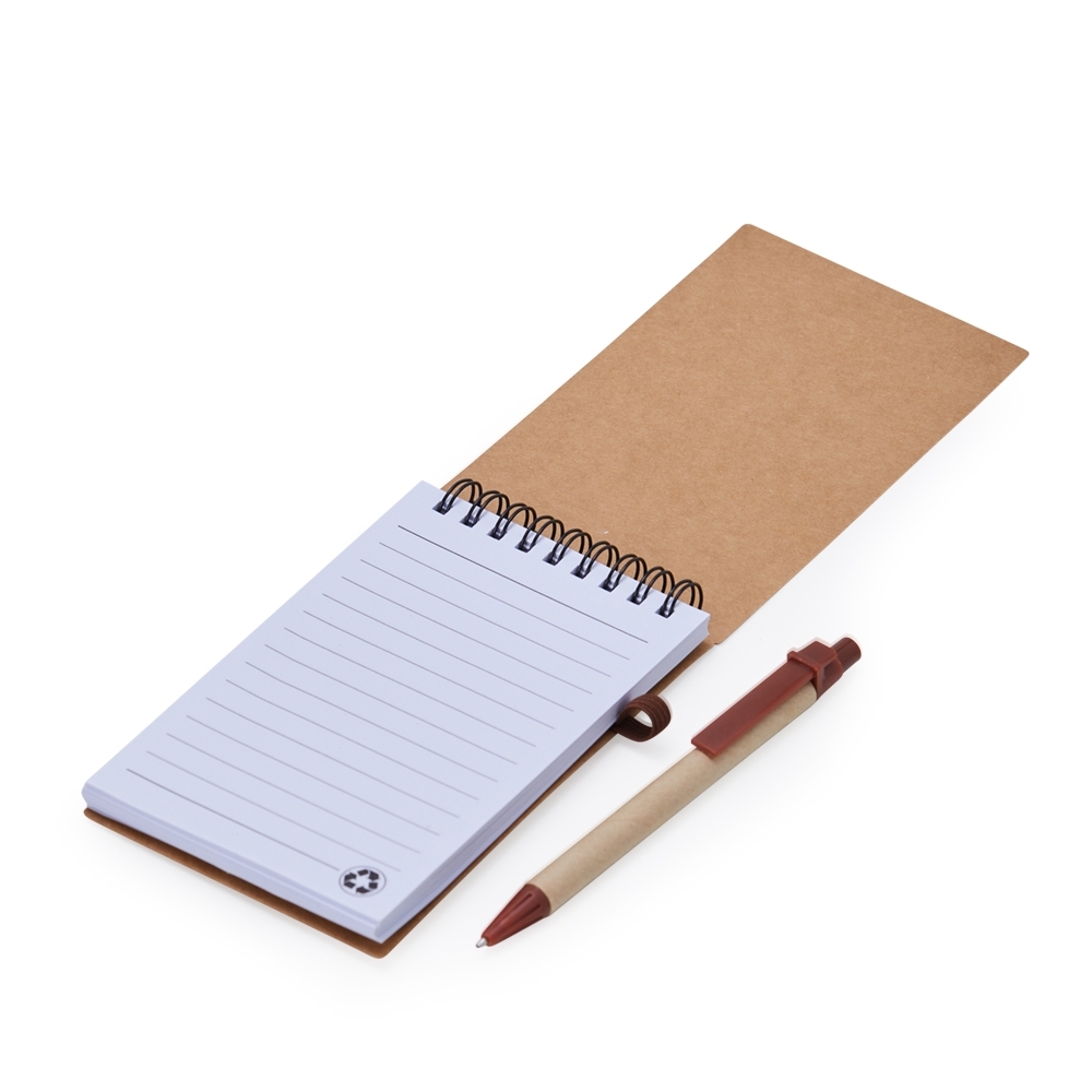 Bloco de notas ecológico com caneta - 5