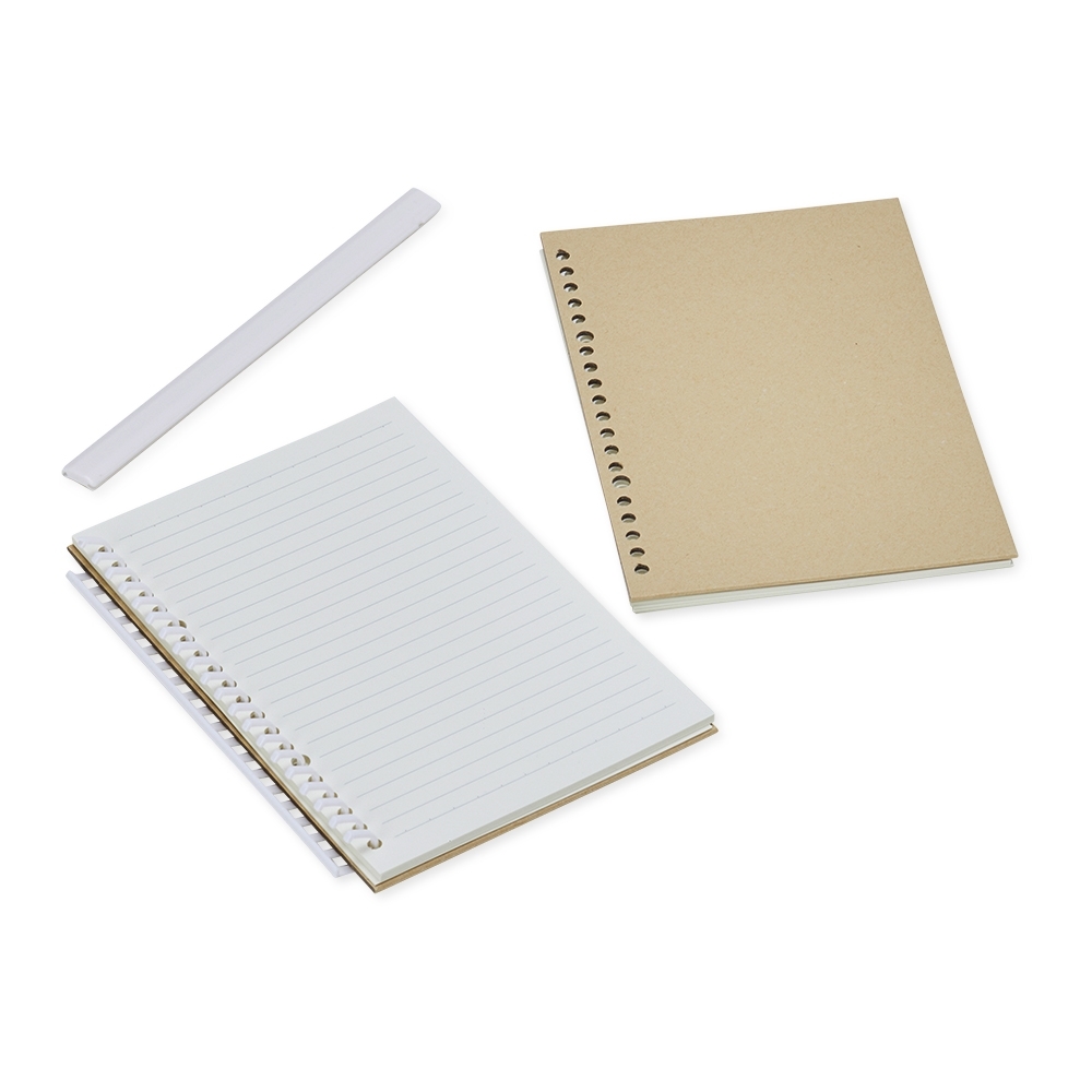 Caderno kraft com pauta 21x15 - 3