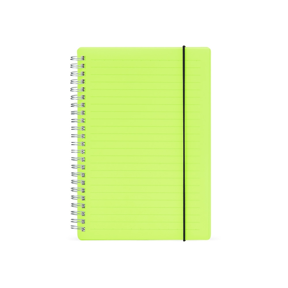 Caderno plástico com pauta 21x15 - 6
