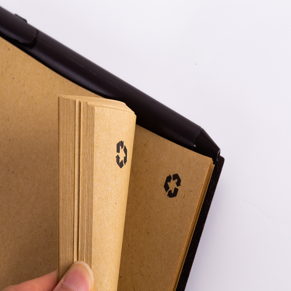 Mini caderno capa em pp com caneta sem pauta 14x9 - 3