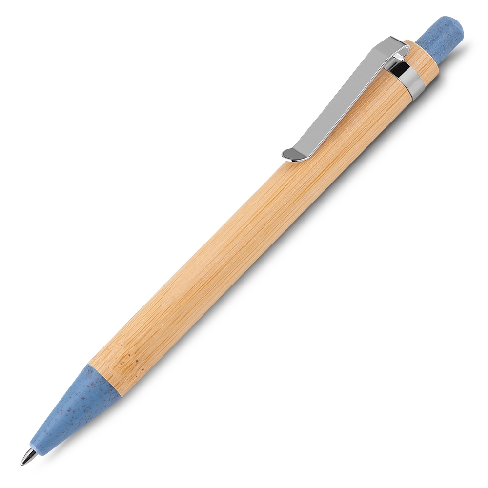Caneta ecológica de bambu com estojo - 3