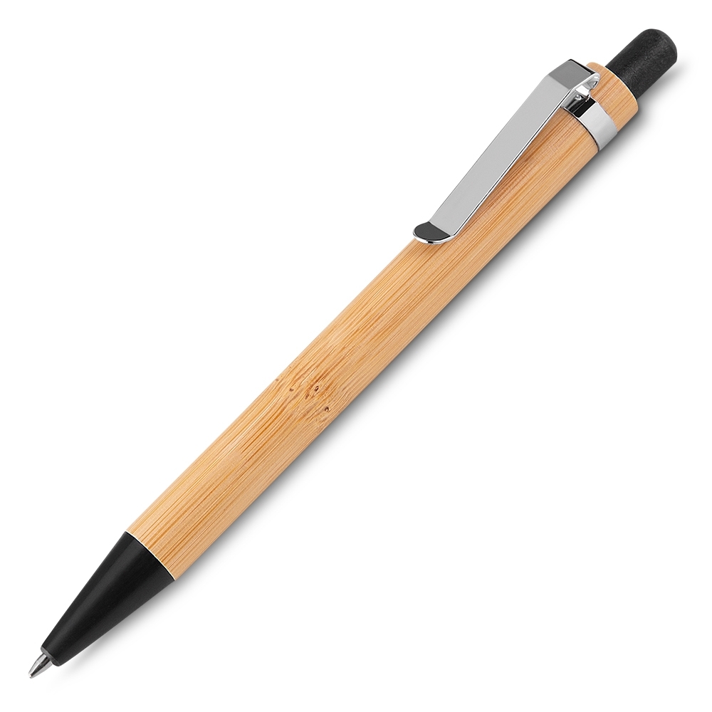 Caneta ecológica de bambu com estojo - 4