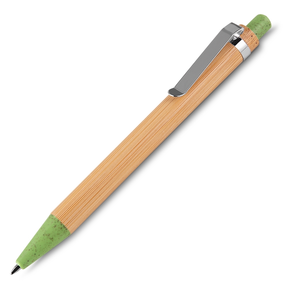 Caneta ecológica de bambu com estojo - 5