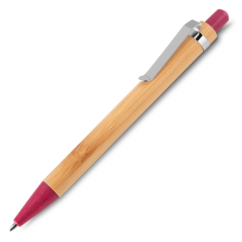 Caneta ecológica de bambu com estojo - 6